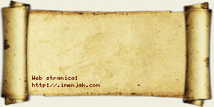 Jesenka Dimitrijević vizit kartica